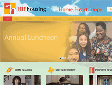 Tablet Screenshot of hiphousing.org